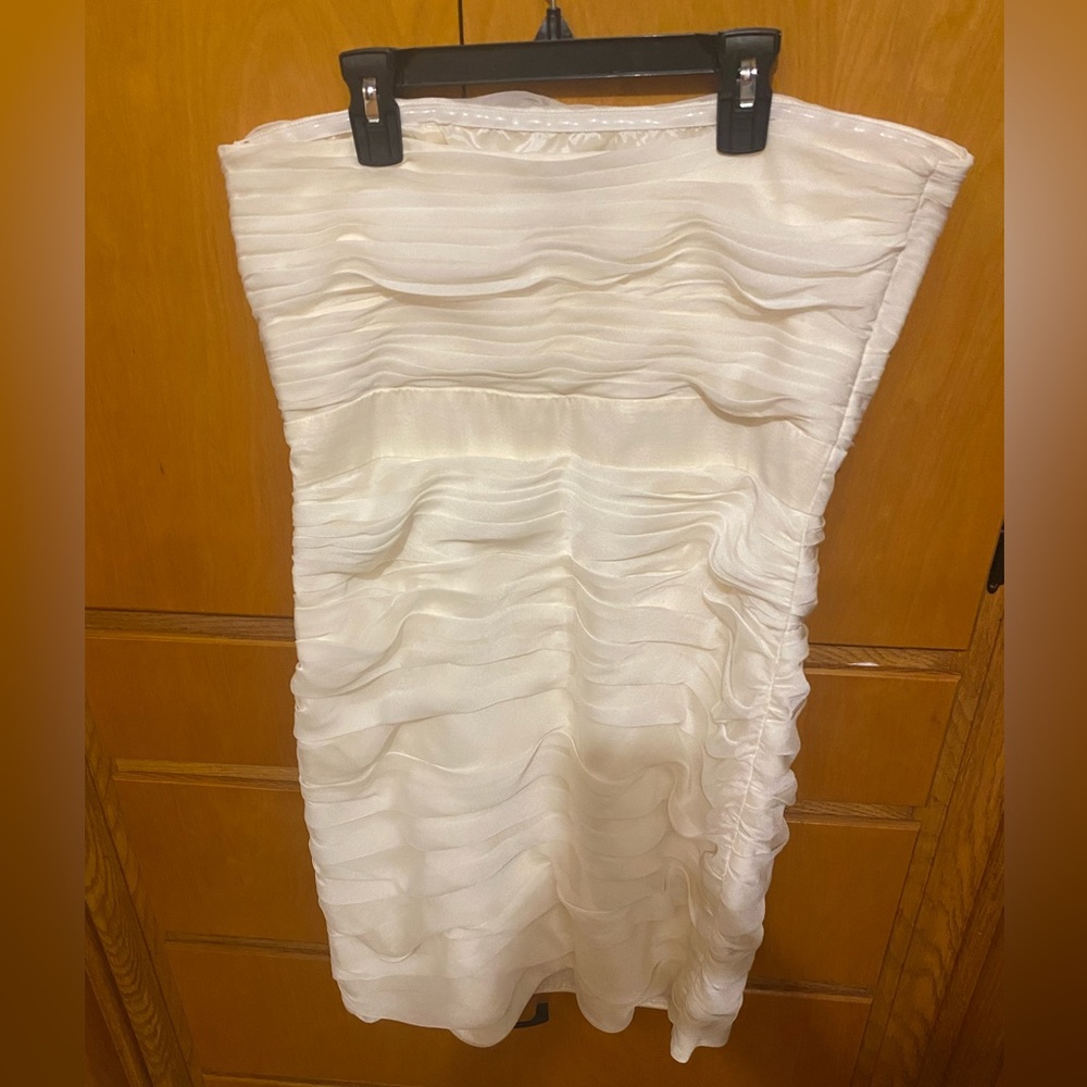 Ivory Strapless Dress